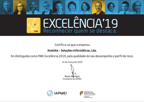 Koolsite PME Excelência 2019